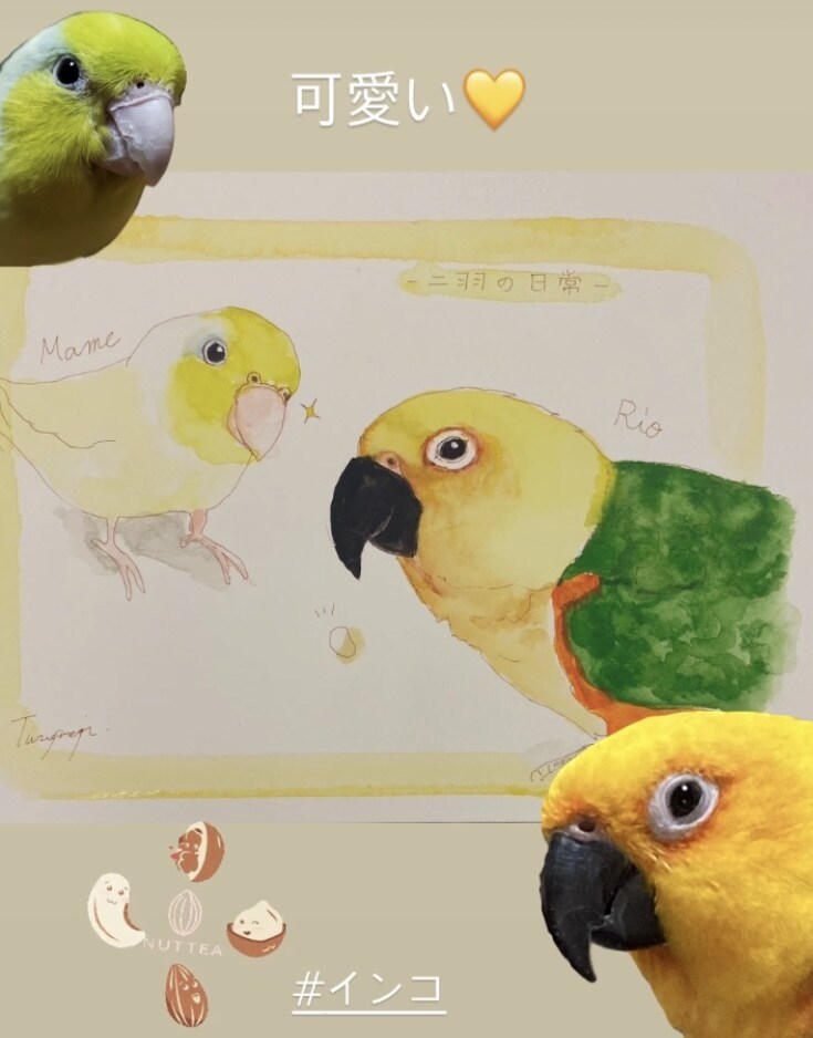 透明水彩を使用。可愛い猫の似顔絵を手描きで描きます ペット／猫／プレゼント／アート（※ワンコは別出品です） イメージ3