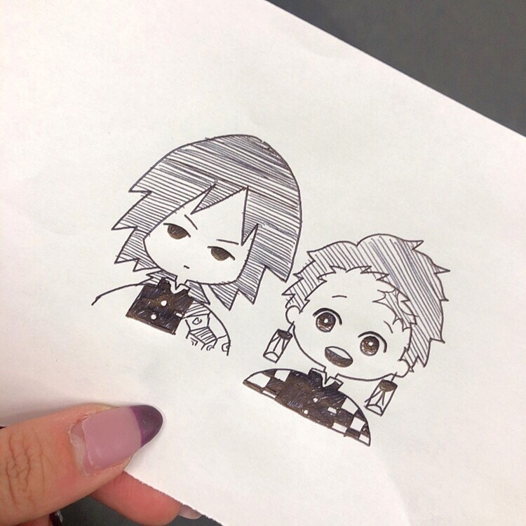 既存キャラクターを私の絵柄で書きます 贈り物のワンポイント、付箋等として！ イメージ5