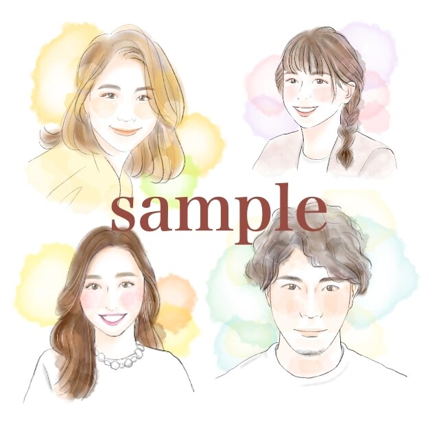 オシャレな水彩風タッチで似顔絵描きます アイコンや挿絵にも◎あなたの「なりたい」イメージで♩ イメージ10