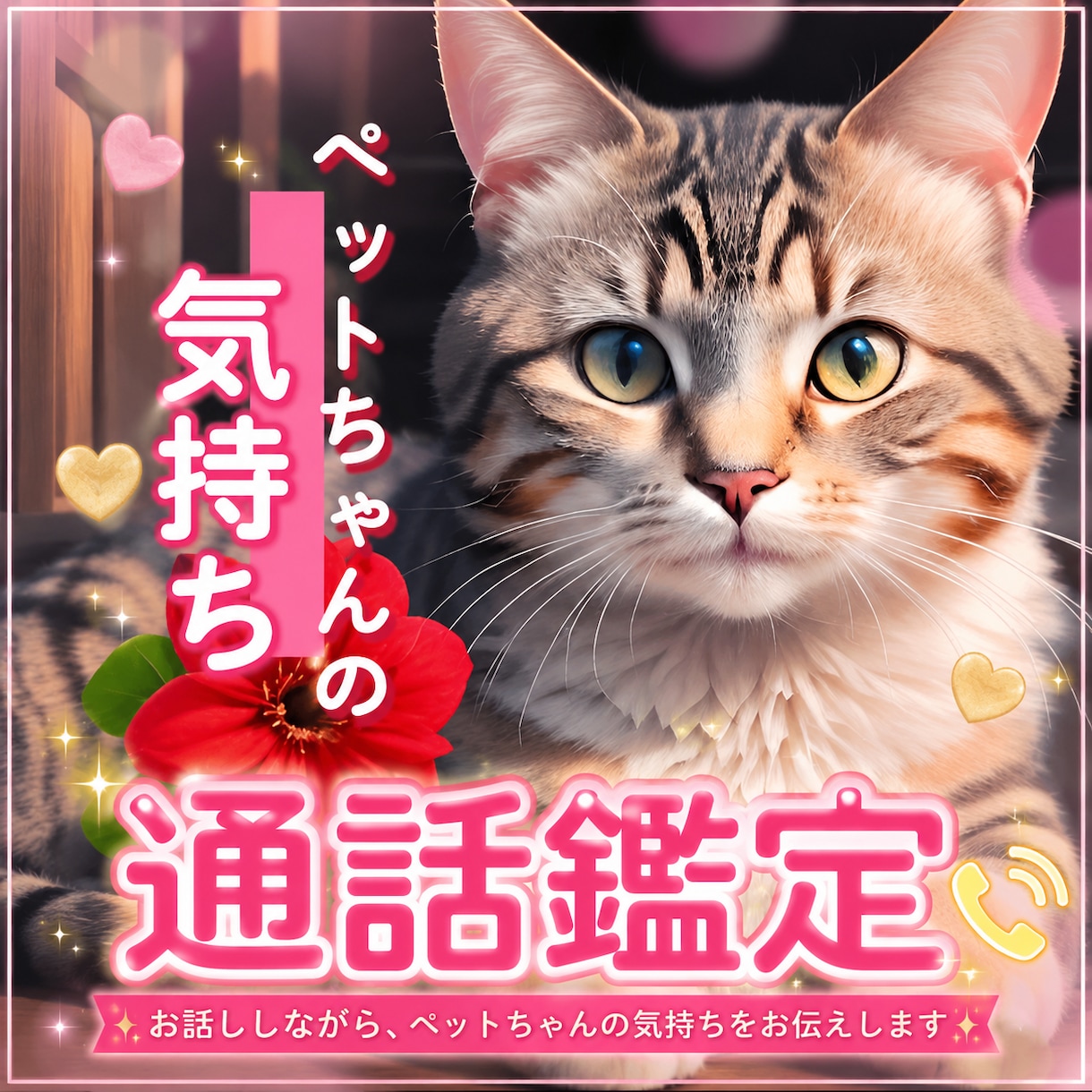 ペットちゃんの気持ち❤️を詳細鑑定いたします 新設❗️テキストで大好評の鑑定を通話でもご利用頂けます‼️ イメージ1