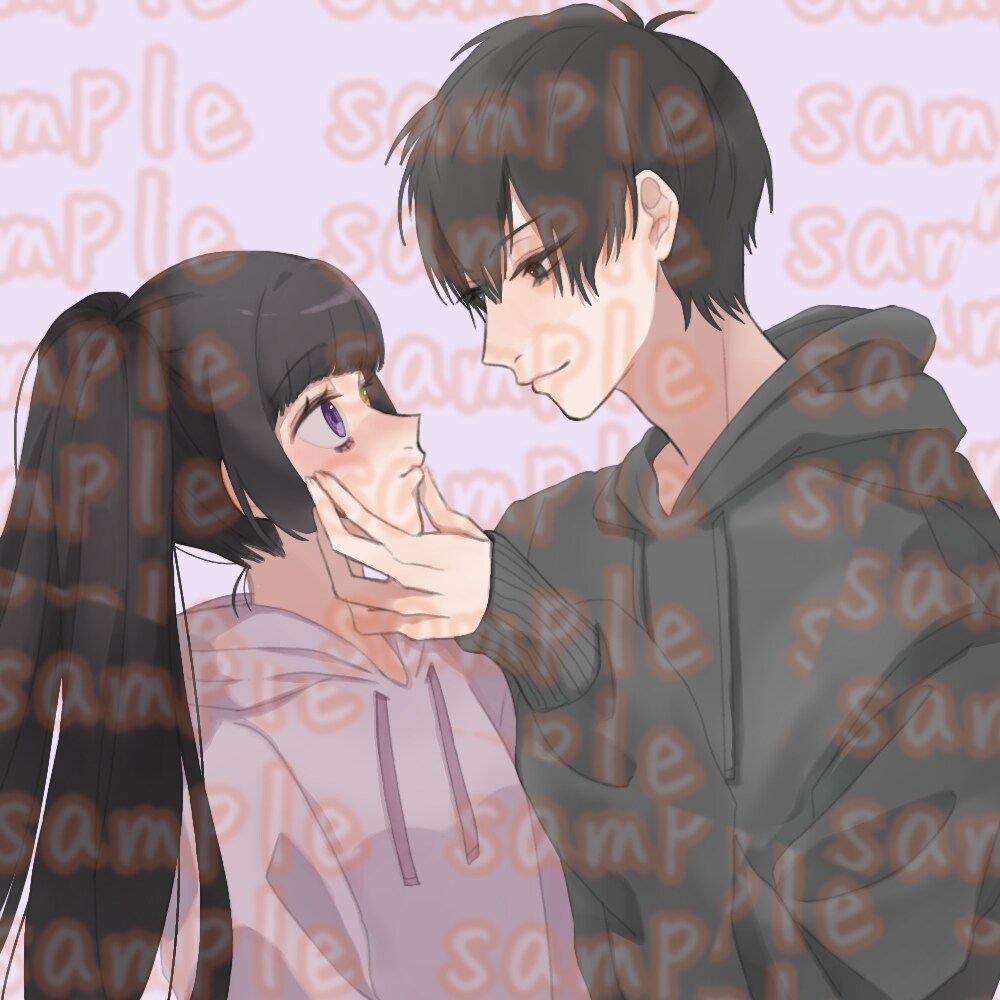 あなただけのアイコン作成します デフォルメ/夢絵/推し絵/BL/GL対応可です イメージ3