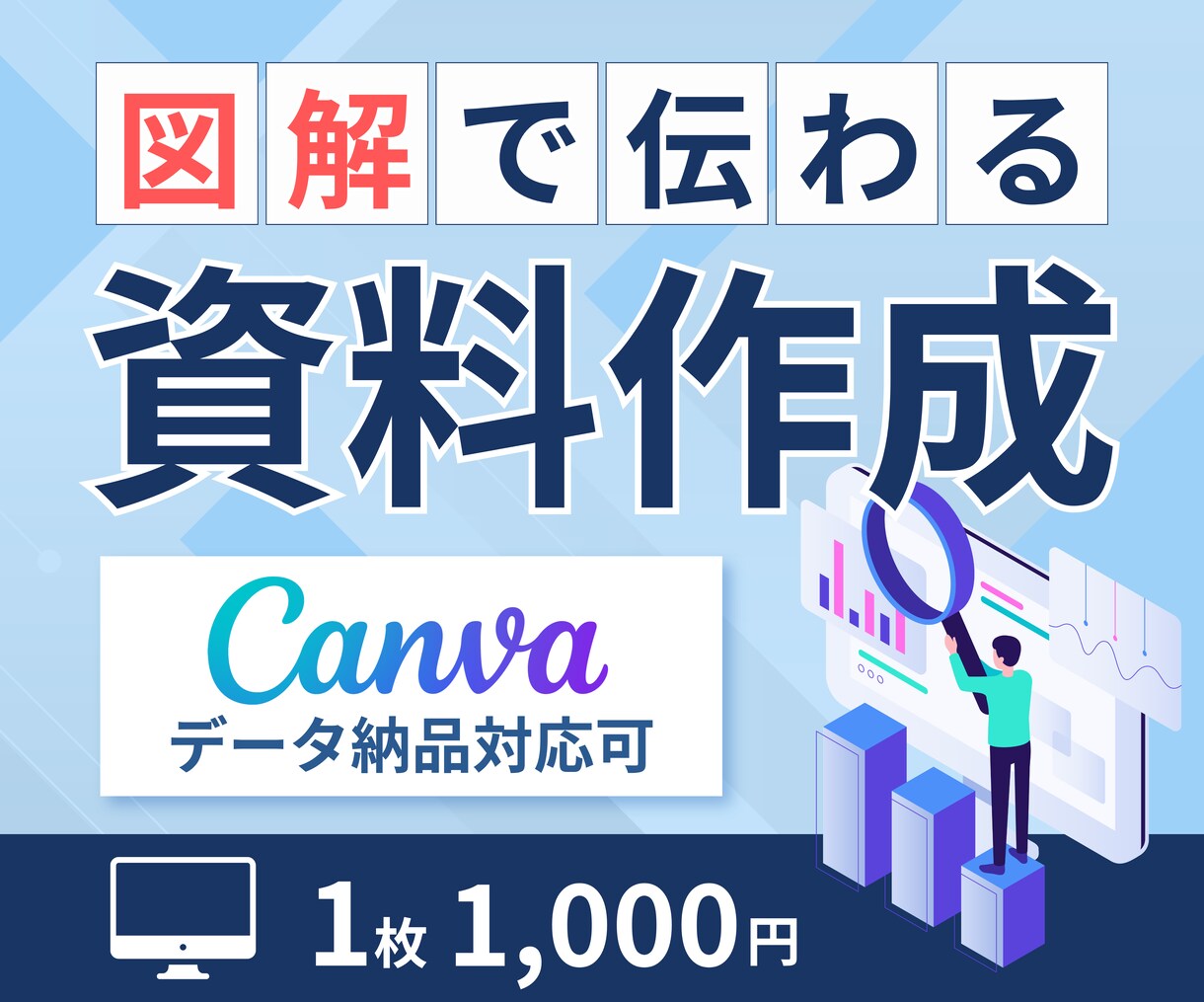 伝える！伝わる！スライド資料作成を丁寧に作成します Canva納品データ付き！１週間の無料サポート付きで安心 イメージ1