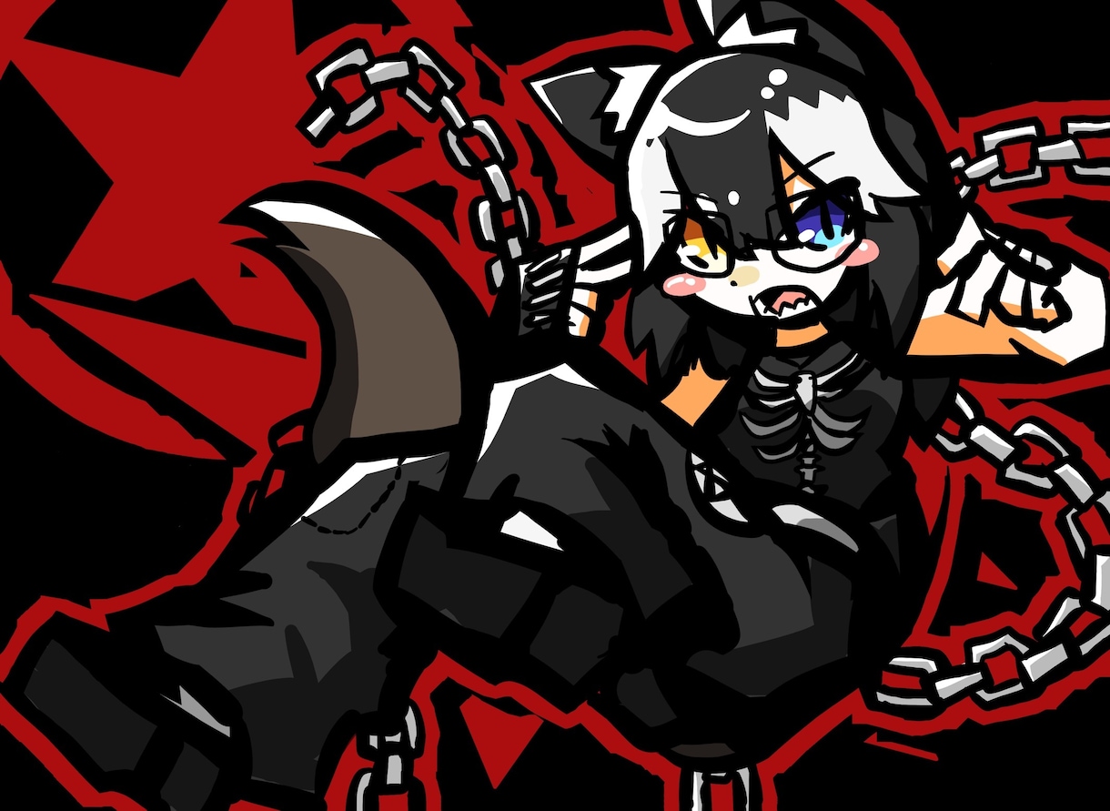 和洋折衷かわいい・かっこいいキャラクターを描きます 海外からのご依頼経験あり！和洋折衷キャラを求める方へ イメージ2