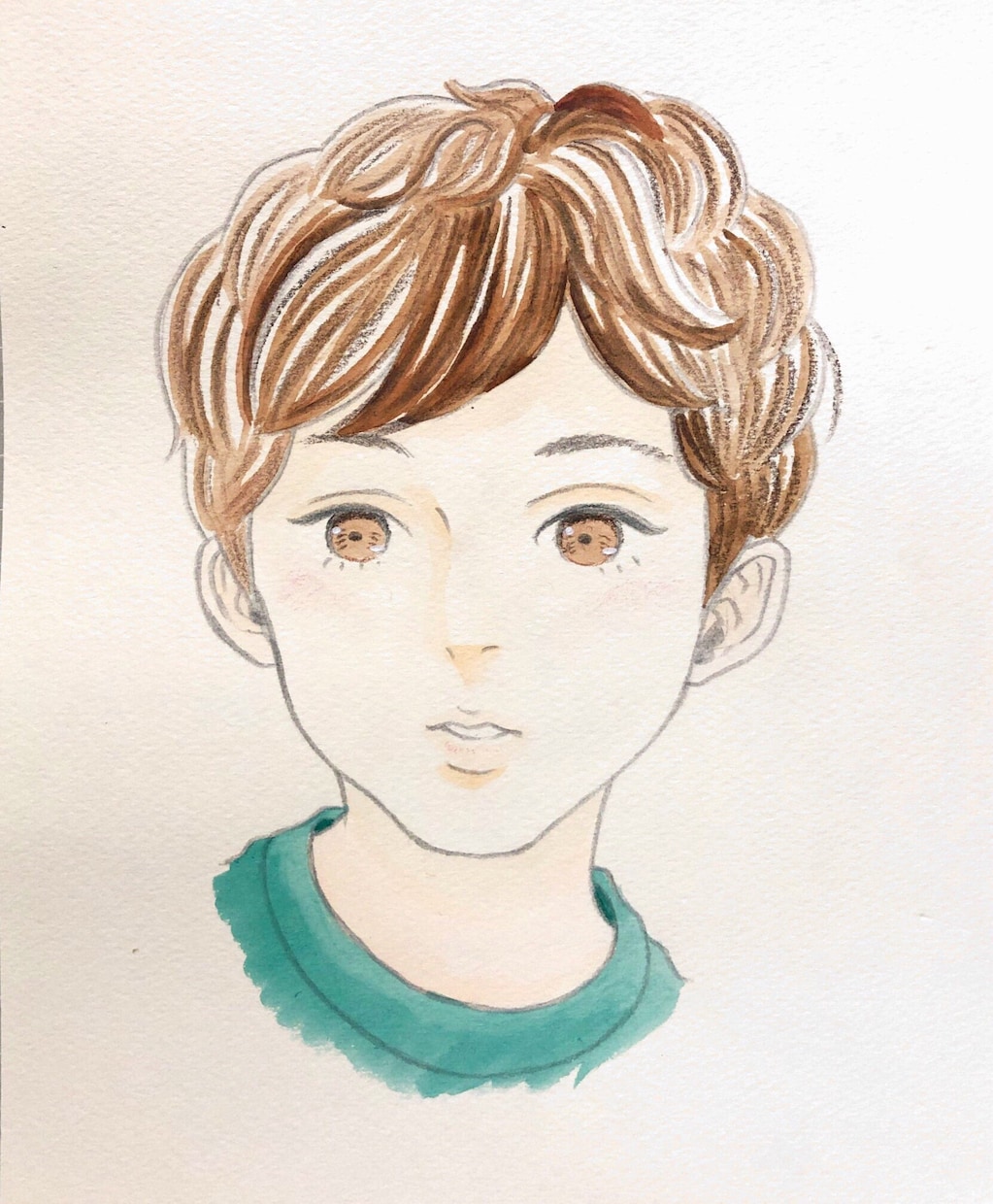 透明水彩で似顔絵お描きします ホテル夏祭りで五年連続似顔絵コーナー担当。ご好評頂いています イメージ2
