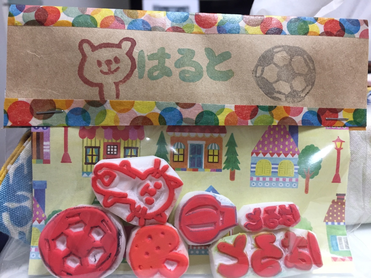 送料無料！消しゴムはんこ作ります 自分用に！プレゼントに！可愛い消しゴムはんこはいかがですか イメージ2