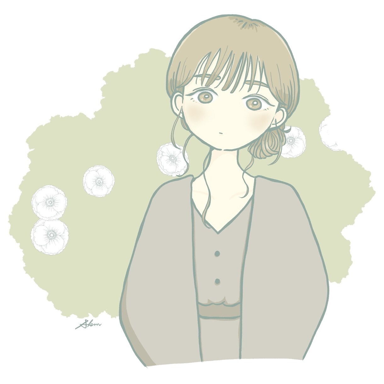 イラストを描きます アイコンや一枚絵を描きます、要望に沿って修正なども行います イメージ1