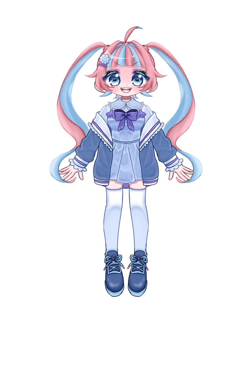 Vtuberキャラデザ〜モデリング全行程制作します あなたのためだけのVTuberキャラデザ〜モデリング制作！ イメージ6