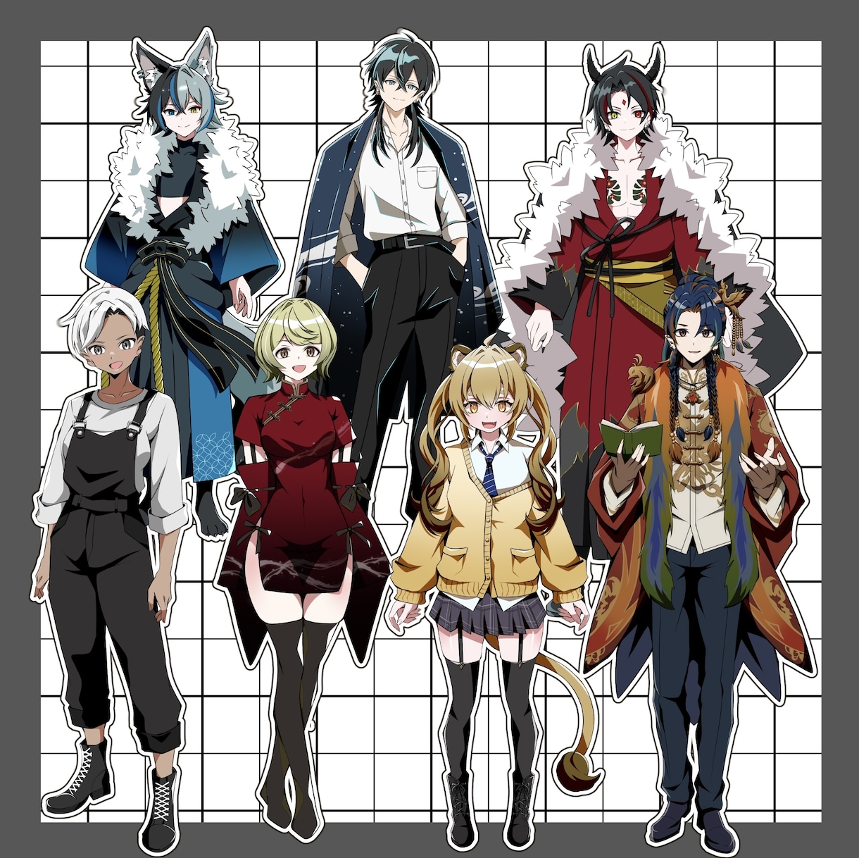 商用利用OK！アニメ塗りイラスト作成します IRIAM用立ち絵も対応！動作確認込み！ イメージ3