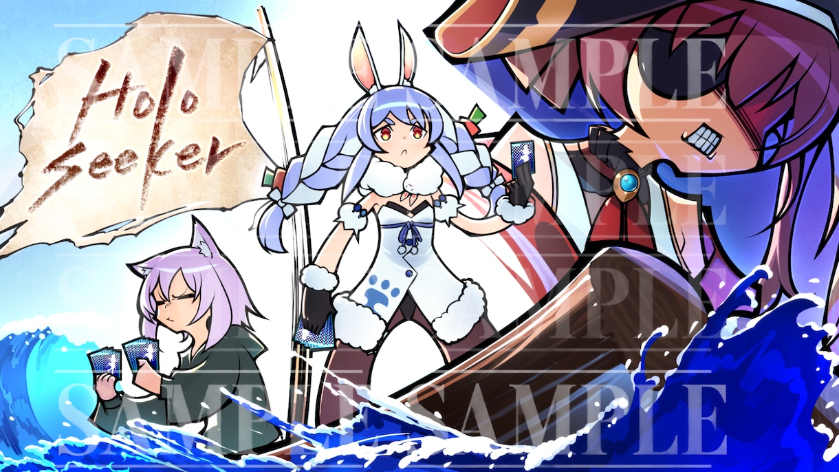 ゲーム用アートワークを世界観に合わせて制作します デザインからの相談も歓迎！ぴったりなビジュアルをご提案します イメージ1