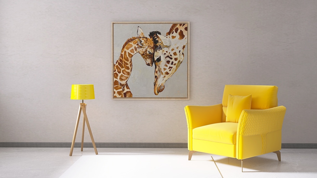おしゃれな絵画風パースを作成します お好きな写真で絵画のようなインテリアパース^^ イメージ2