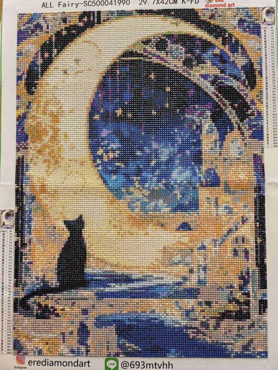 ダイヤモンドアート作品制作の代行致します 新品から未完成のものまでお引き受けし、完成品をお届けします！ イメージ1