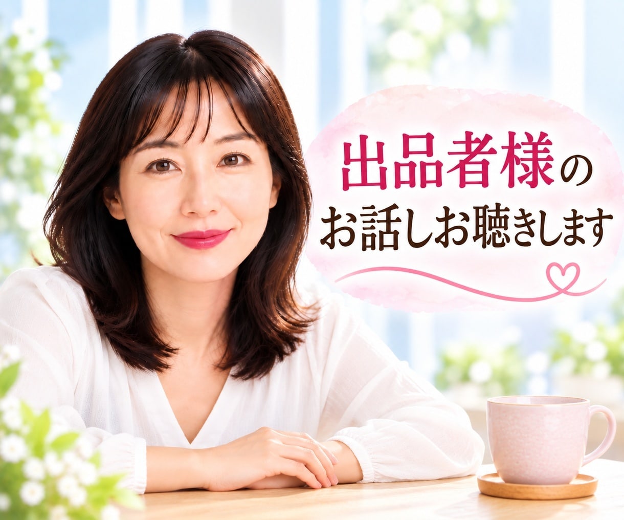出品者様のお話しお聴きします ネガティブもそのままでOK。ここは気持ちが軽くなる場所です イメージ1