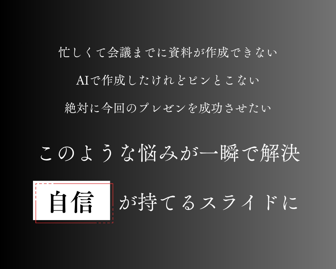 何度でも“修正無料”でプレゼン資料を作成します スムーズなやり取りで早期納品◎ イメージ2