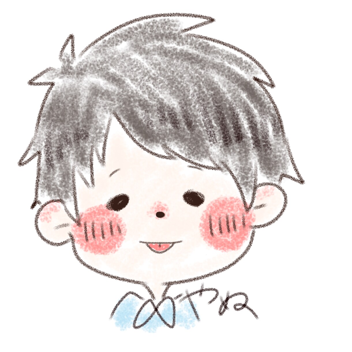 SNS用のゆるーくふんわり手描きイラスト描きます 安くてかわいいアイコンが欲しい方にオススメ！ イメージ5