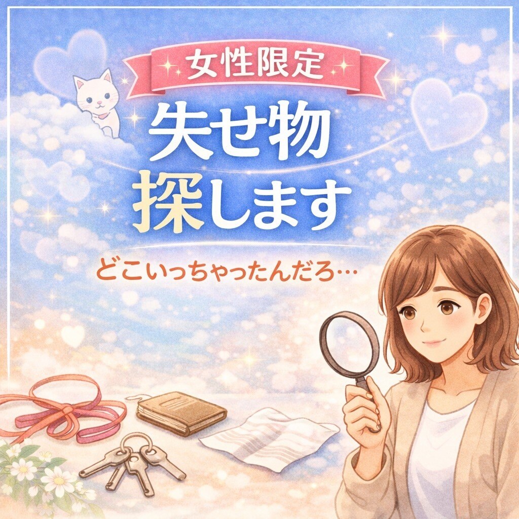 失せ物・探し物の手がかり一緒にお探し致します 確実ではありませんが状況整理しながら丁寧にお探しします イメージ1