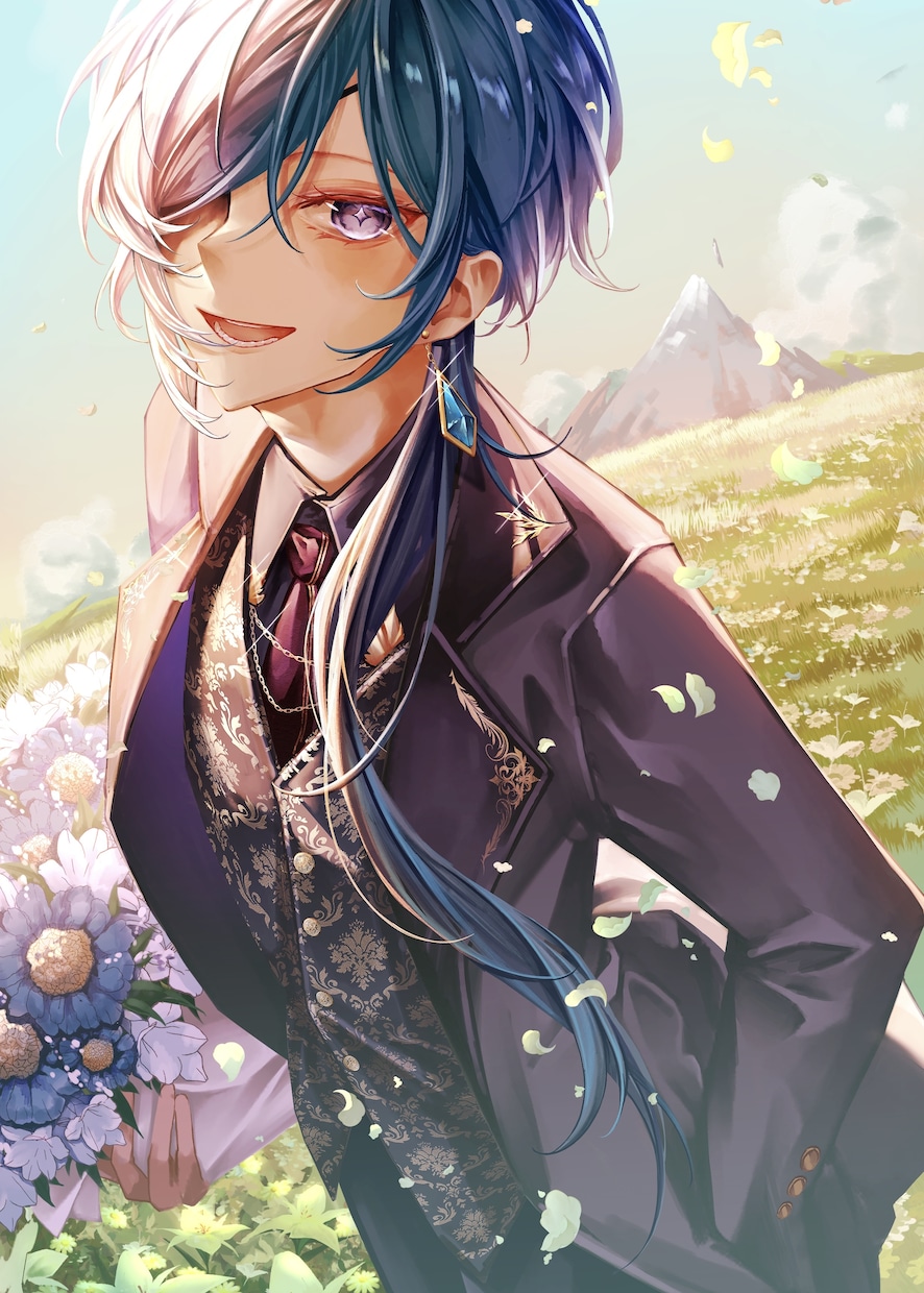 一枚絵や立ち絵などのイラスト作成承ります 主に逆光などの光が入ったキラキラしたイラストが得意です！ イメージ10