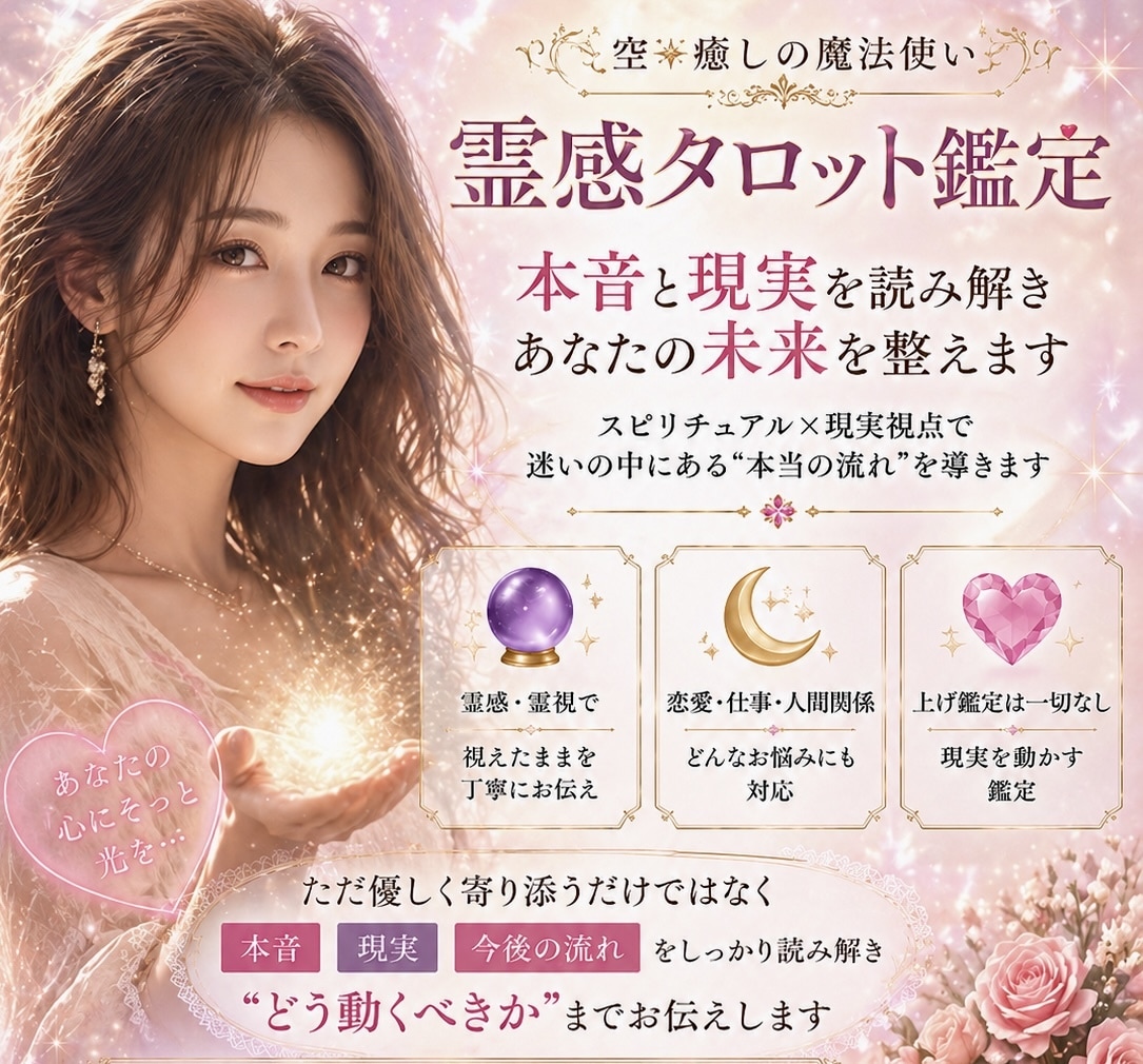 相手の本音❤️深層心理でズバリ読み解きます 鑑定実績7400件超え❗️ ✨心に優しく寄り添う恋愛専門鑑定 イメージ4