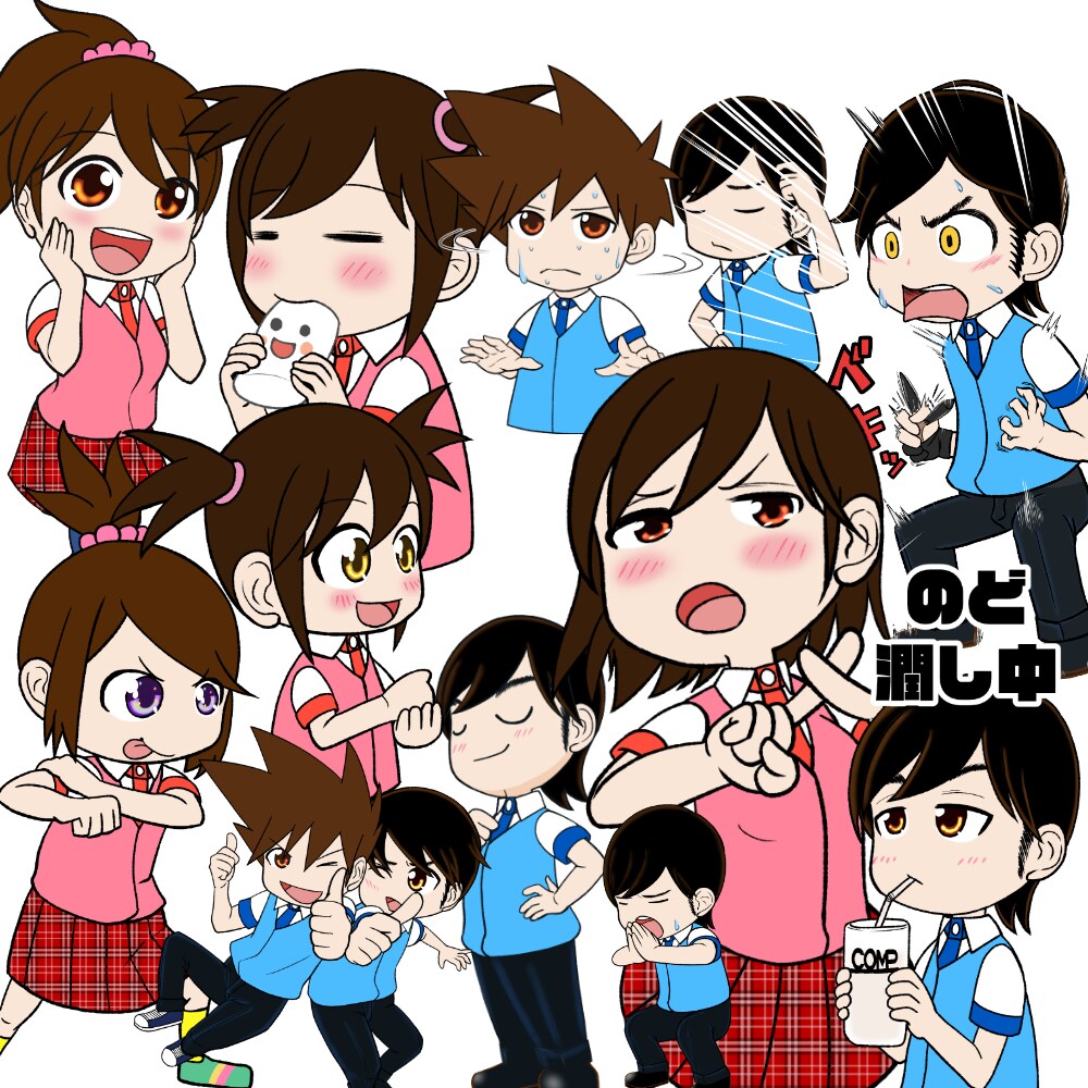 ちびキャラ描きます かわいいディフォルメキャラ描きます イメージ1