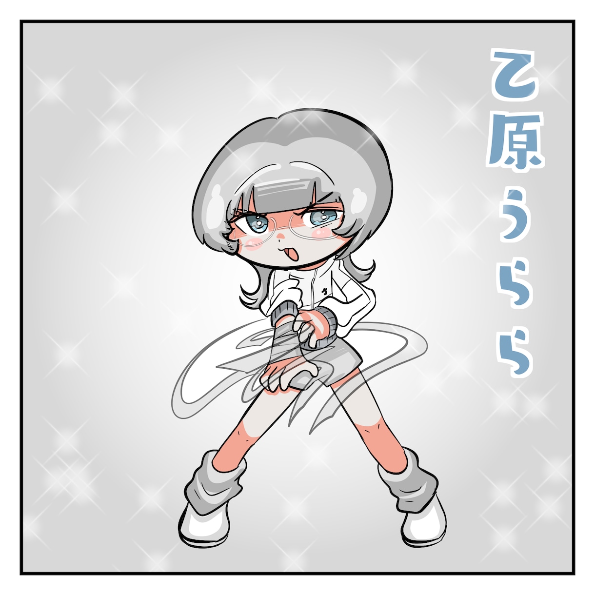 ビックリマンシールのようなイラスト描きます オリジナルのシールのようなイラスト イメージ4