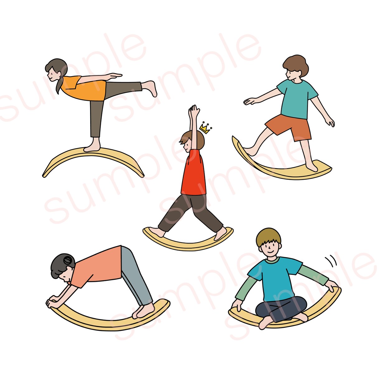 シンプルかつ親しみのあるイラストを描きます パンフレットやカタログ、ブログ、LPのイラストに！ イメージ3