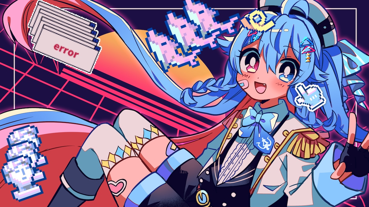 レトロかわいいイラストを描きます レトロちっくなかわいいイラスト イメージ1