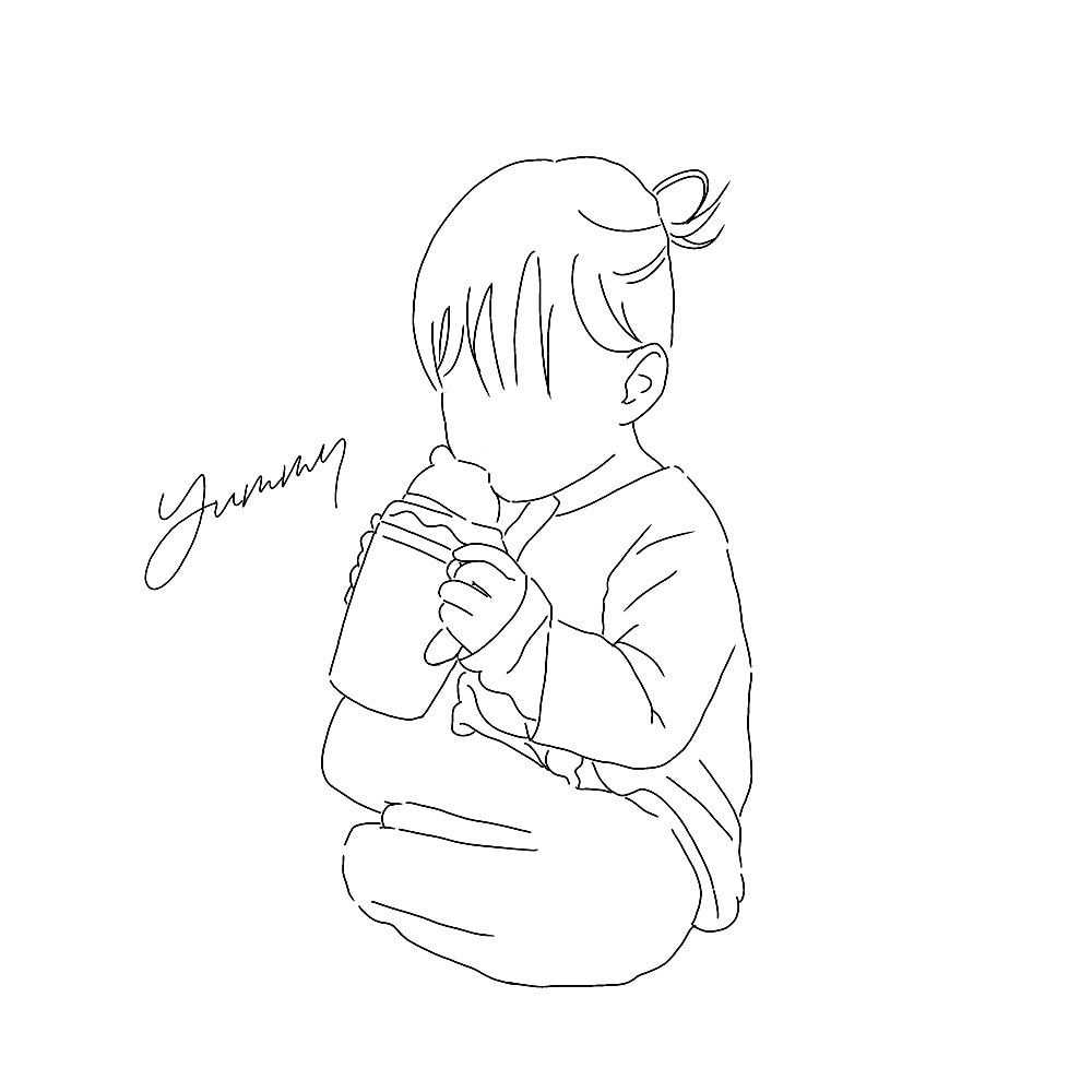 シンプルな線でおしゃれなイラスト描きます お気に入りの写真をイラストに！ イメージ1