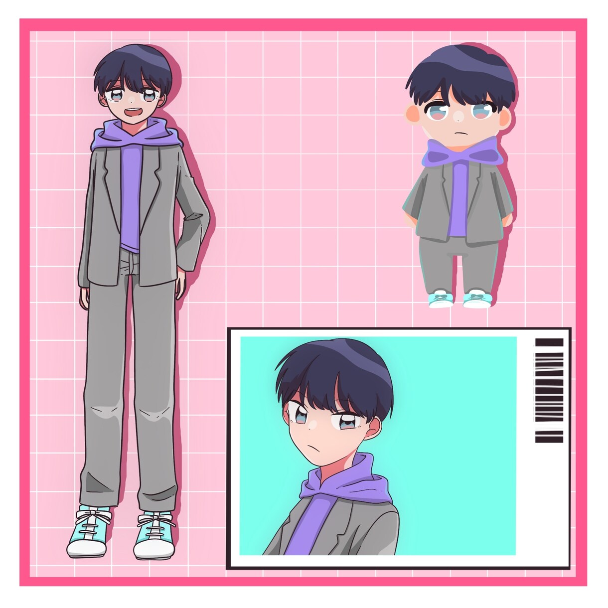 ポップでかわいい人物・イラスト描きます あなたの作品のお手伝いをさせてください！ イメージ7