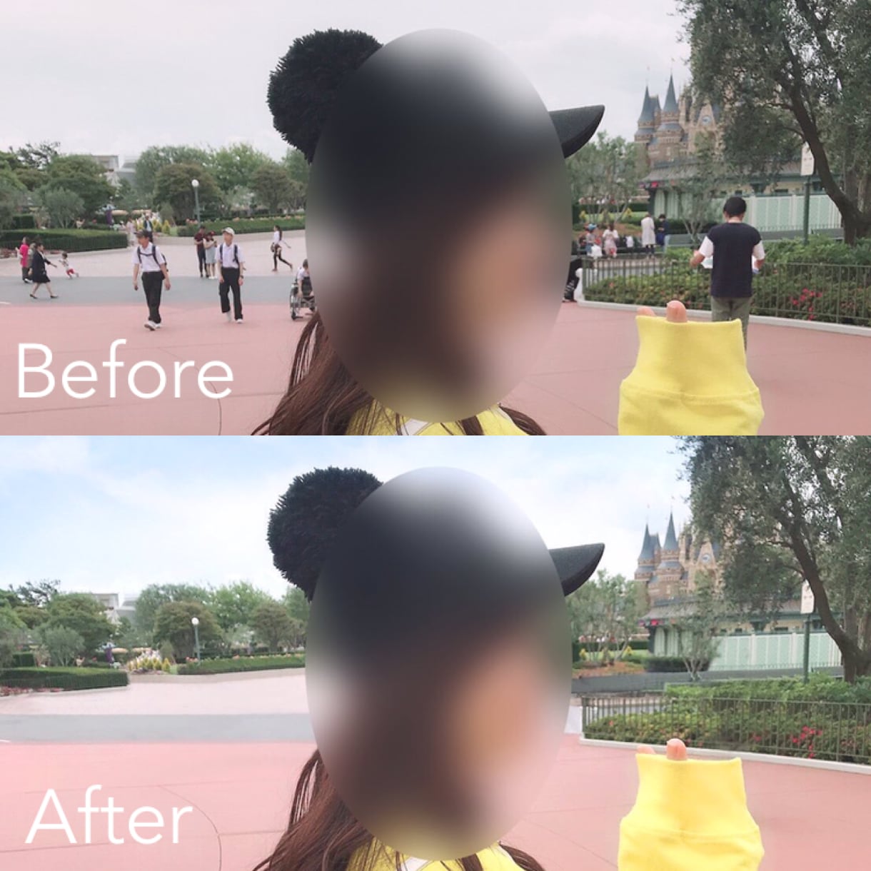 写真に映り込んだ邪魔なもの消します 写真に映り込んだ人や邪魔なものを綺麗に消します！ イメージ2