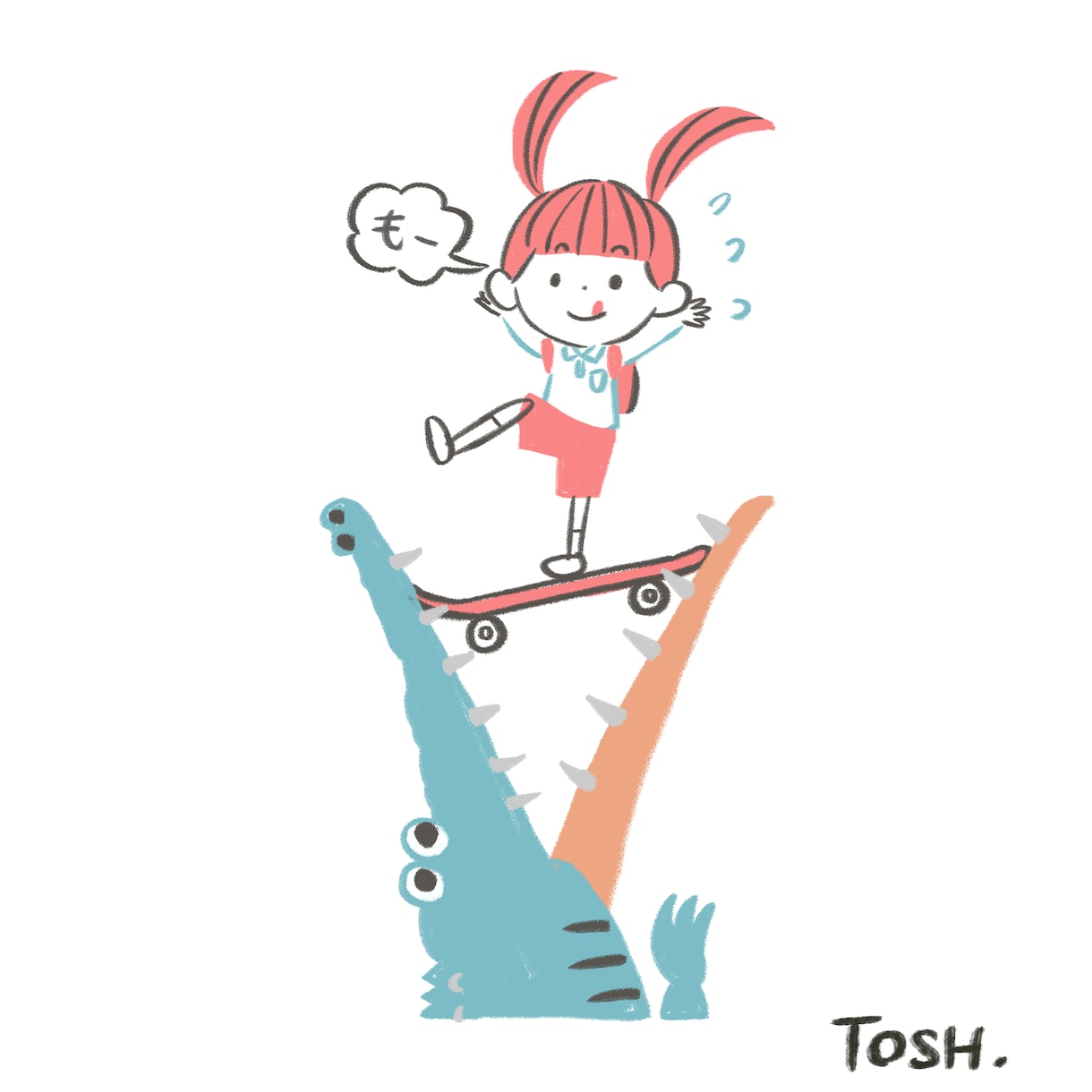 可愛いオリジナルイラスト描きます POPでレトロで手書き風イラスト イメージ2