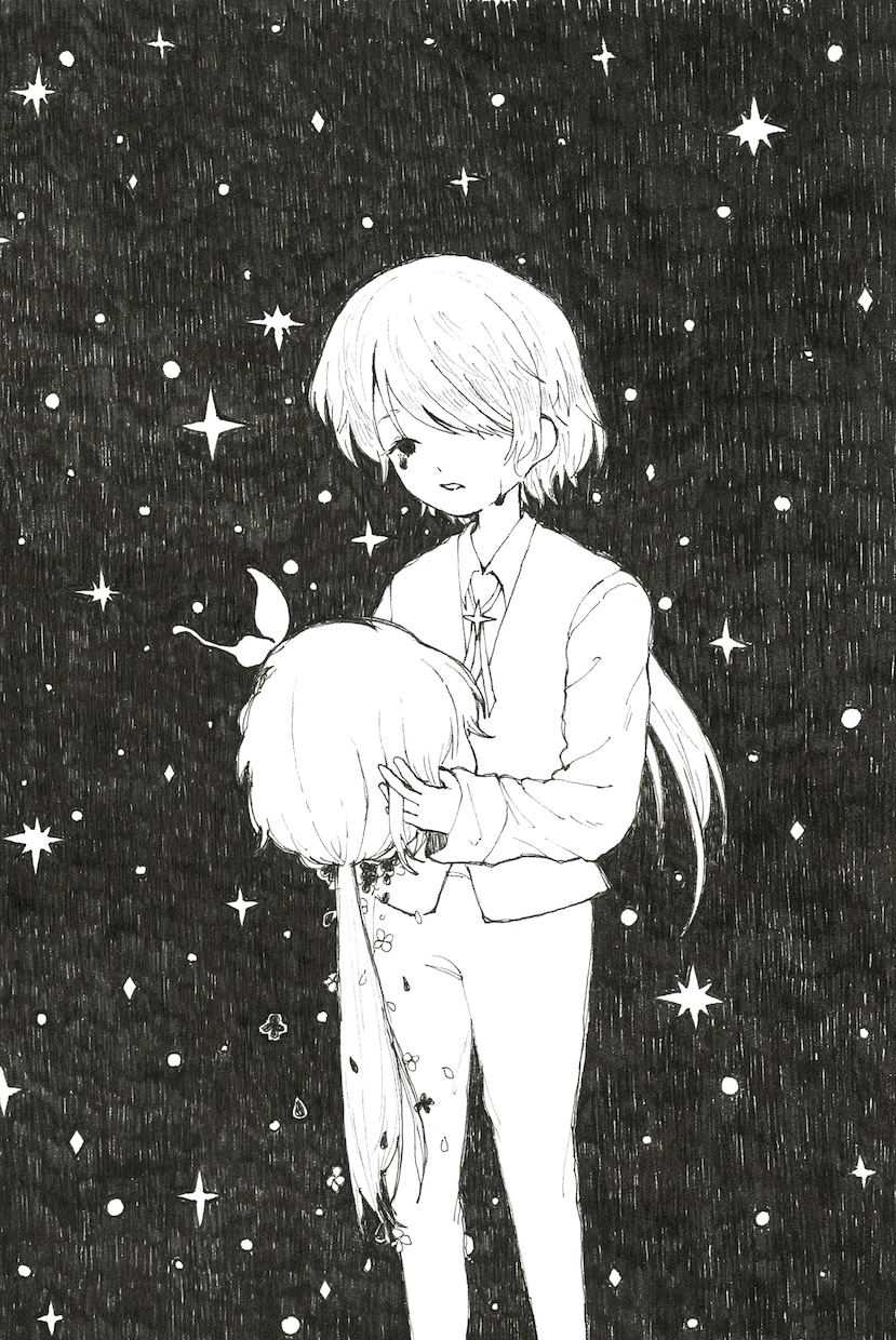 童話風のペン画を描いています ペンとインクで描く暖かい童話風のイラスト イメージ4