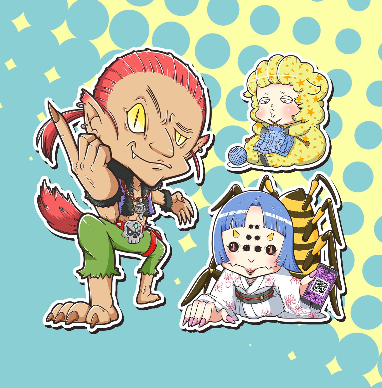 世界観を形にするキャラ制作ます 妖怪・創作・伝説生物をちびキャライラストで製作！ イメージ7