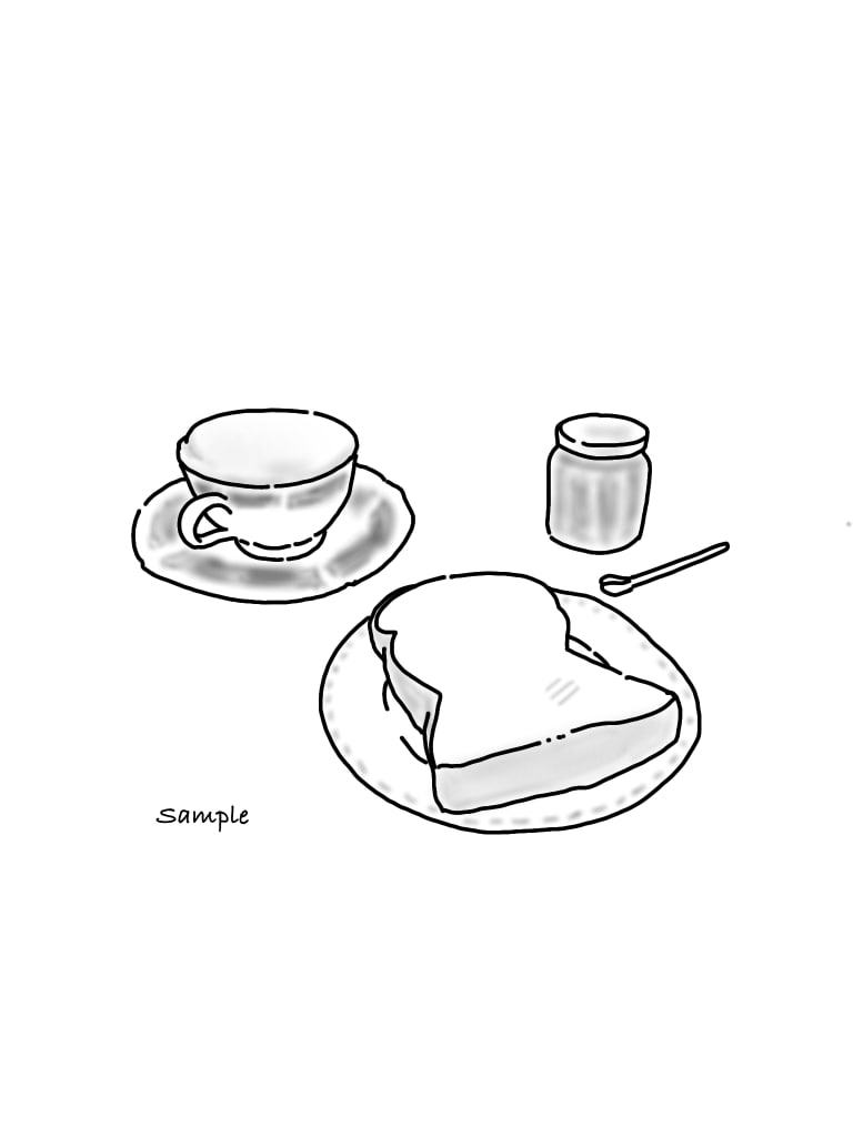 やさしい線で、暮らしのワンシーンをイラストにします シンプルな線画イラストが好きな方へ イメージ1