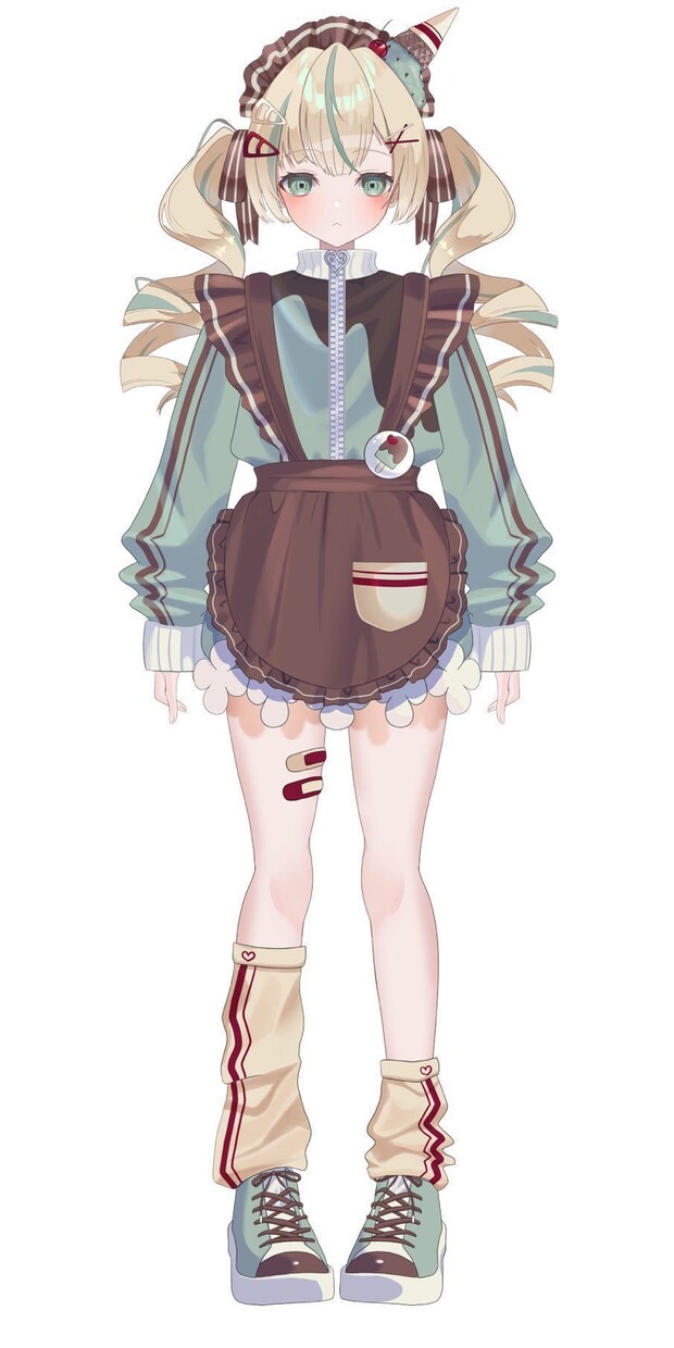 Vtuberパーツ分けイラスト＋三面図を作成します 理想のお姿を、一緒にお作りします！ イメージ5