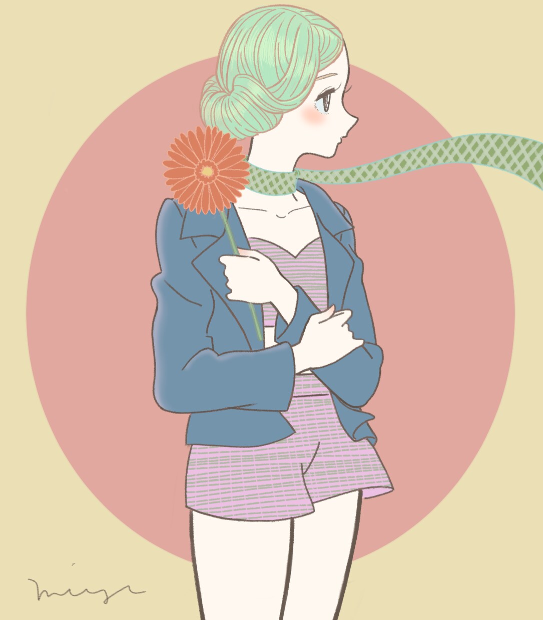 可愛いイラスト制作します レトロな絵柄でアニメーションからアイコン、グッズ用まで イメージ5