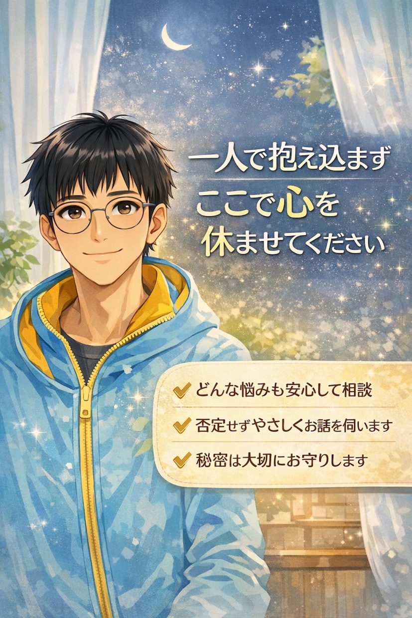 心の悩みいつでも受けとめます 介護福祉士が否定せず寄り添いながらお話を伺います。 イメージ1