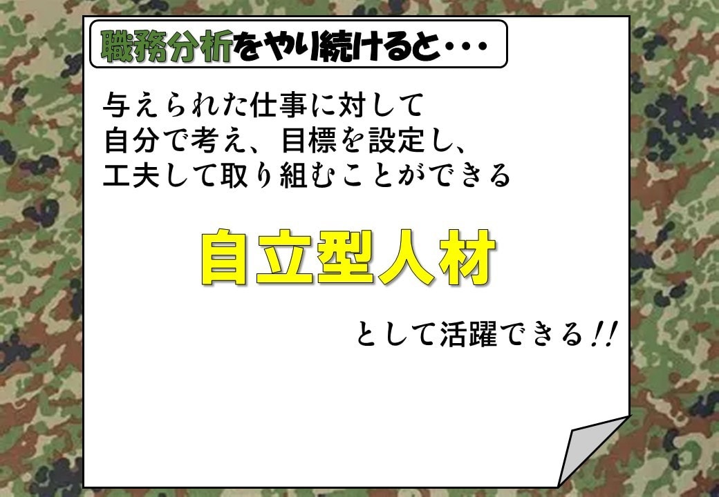 自衛隊式分析法で一緒に貴方の仕事の目標を見つけます 仕事の目標が定まらない30〜40代ビジネスマンへ イメージ5