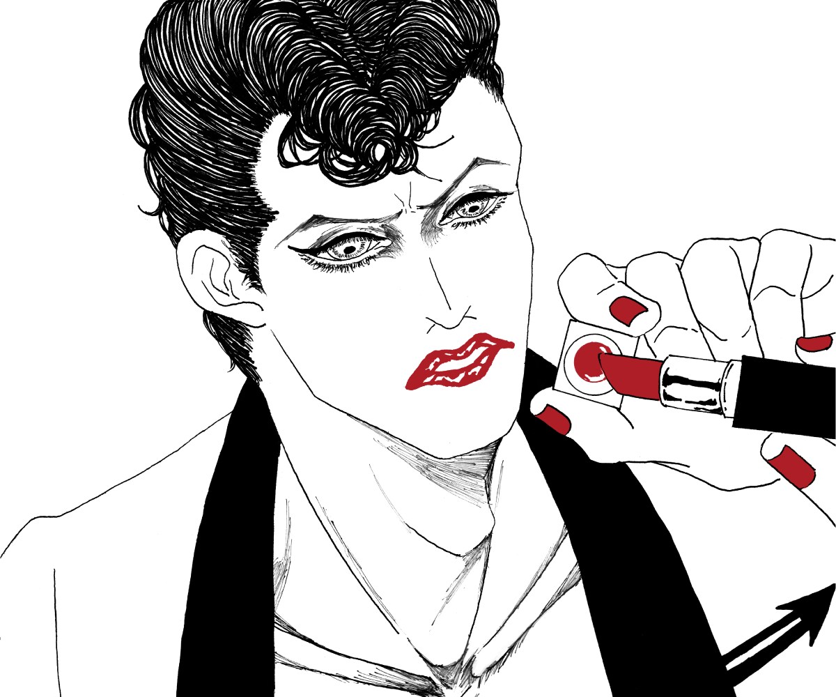 はがきサイズ以内のイラスト描きます ロック、和風、ゴシック風のイラストを探してる方におススめ イメージ7