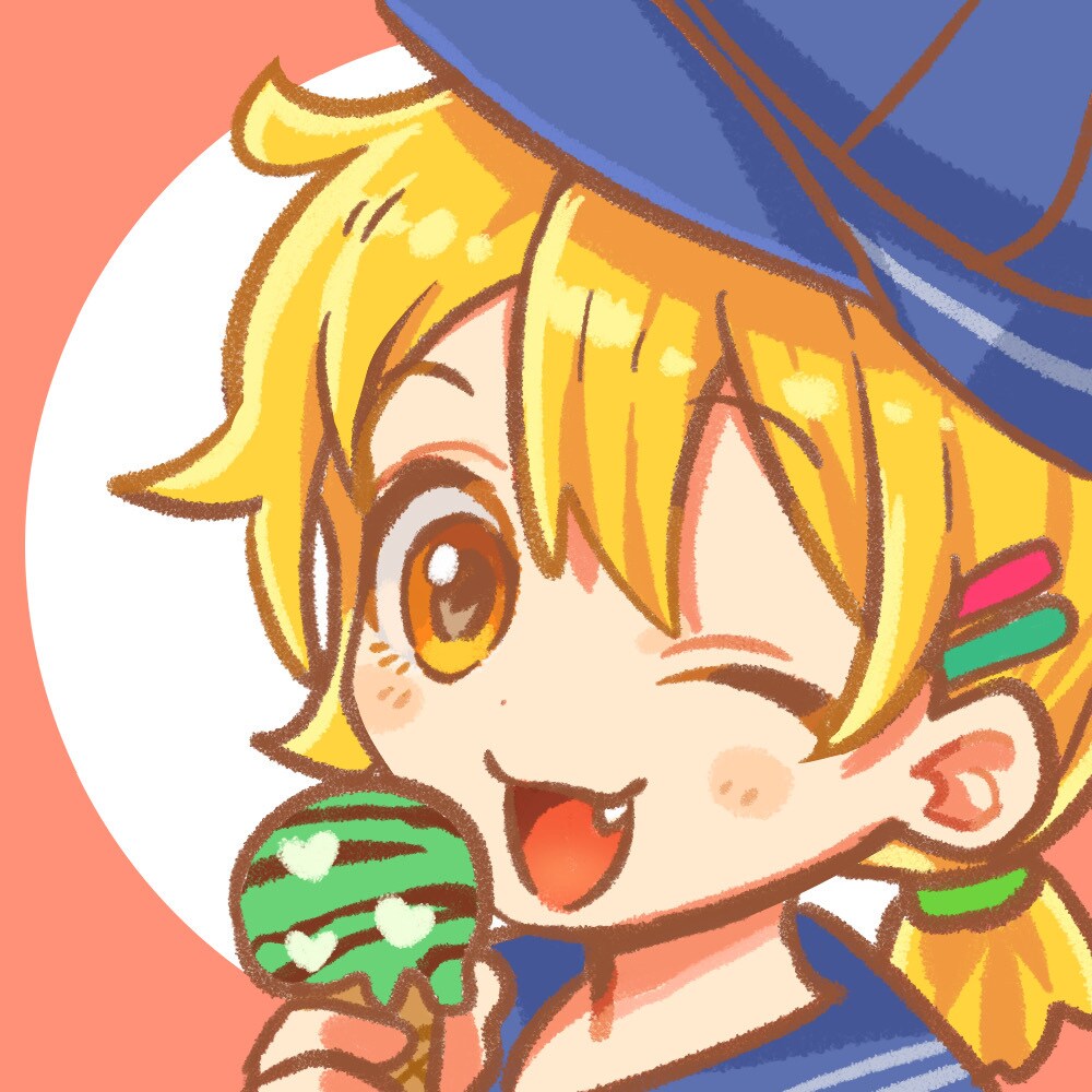 かわいくてポップなアイコンお描きします 現役キャラデザイナーがSNSなどのアイコンをお描きします！ イメージ1