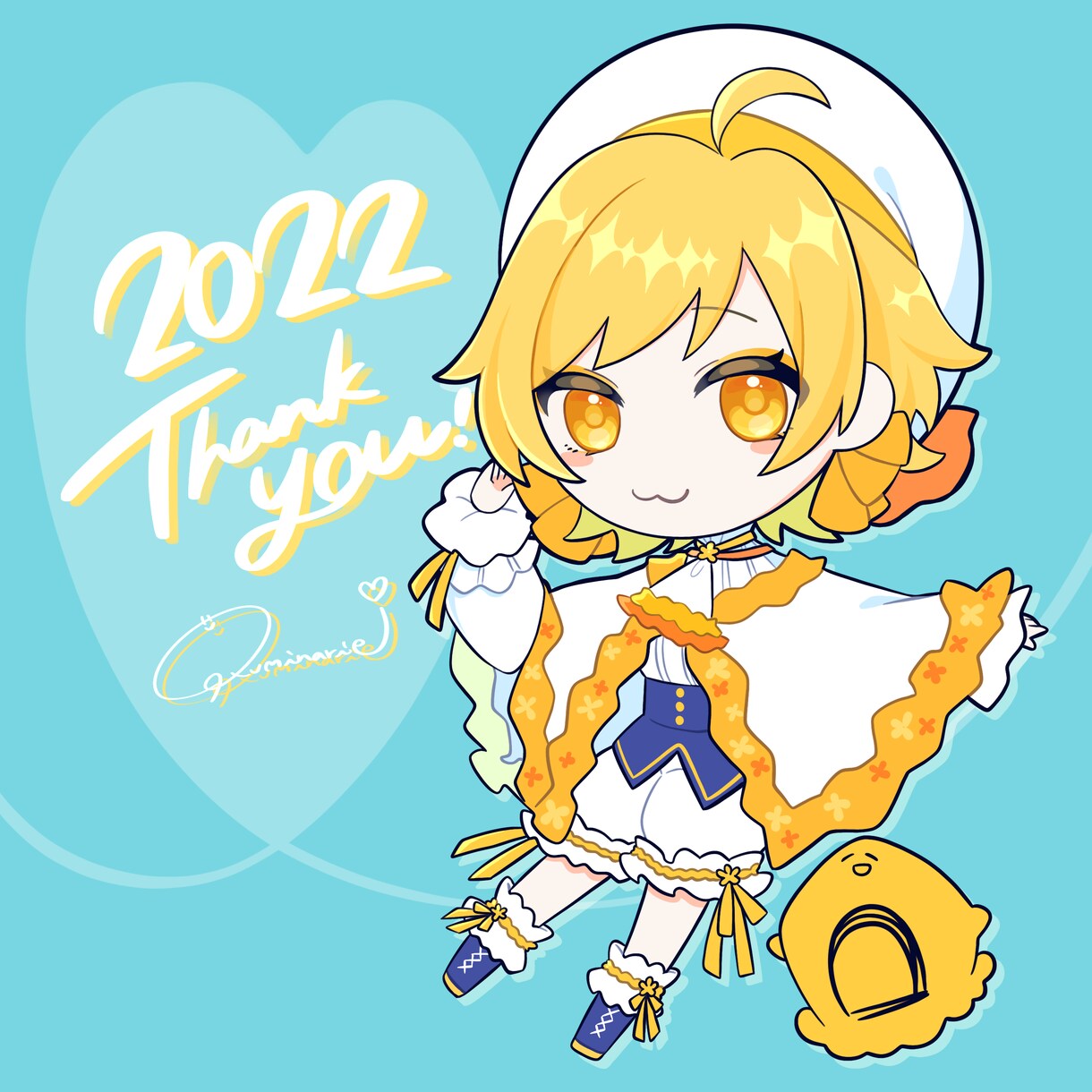 キラキラなミニキャライラスト制作いたします 一枚絵/アイコン/グッズイラスト等様々な用途に対応いたします イメージ3