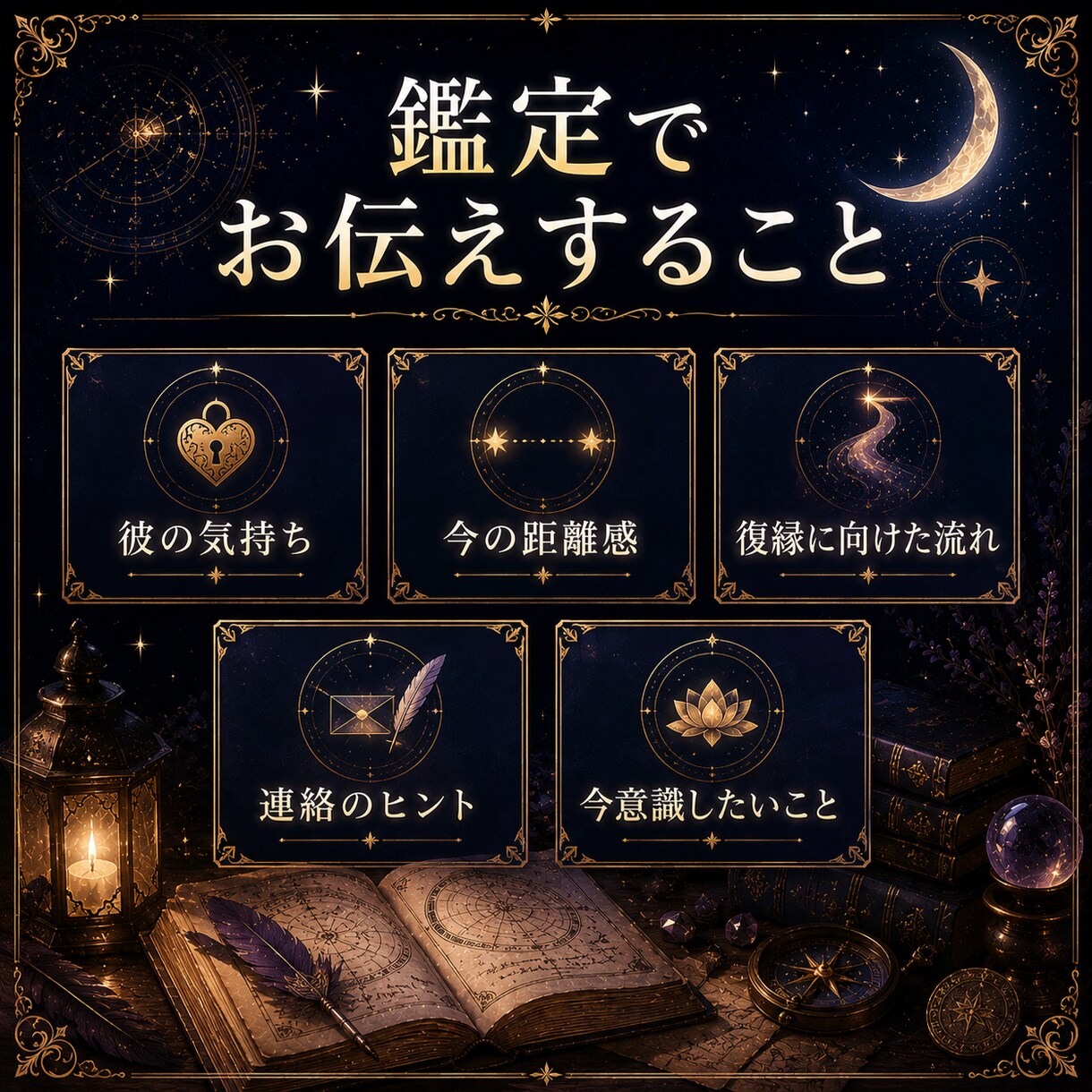 復縁占い｜彼への連絡時期と本音を占います 連絡すべきか迷う心に寄り添います イメージ4