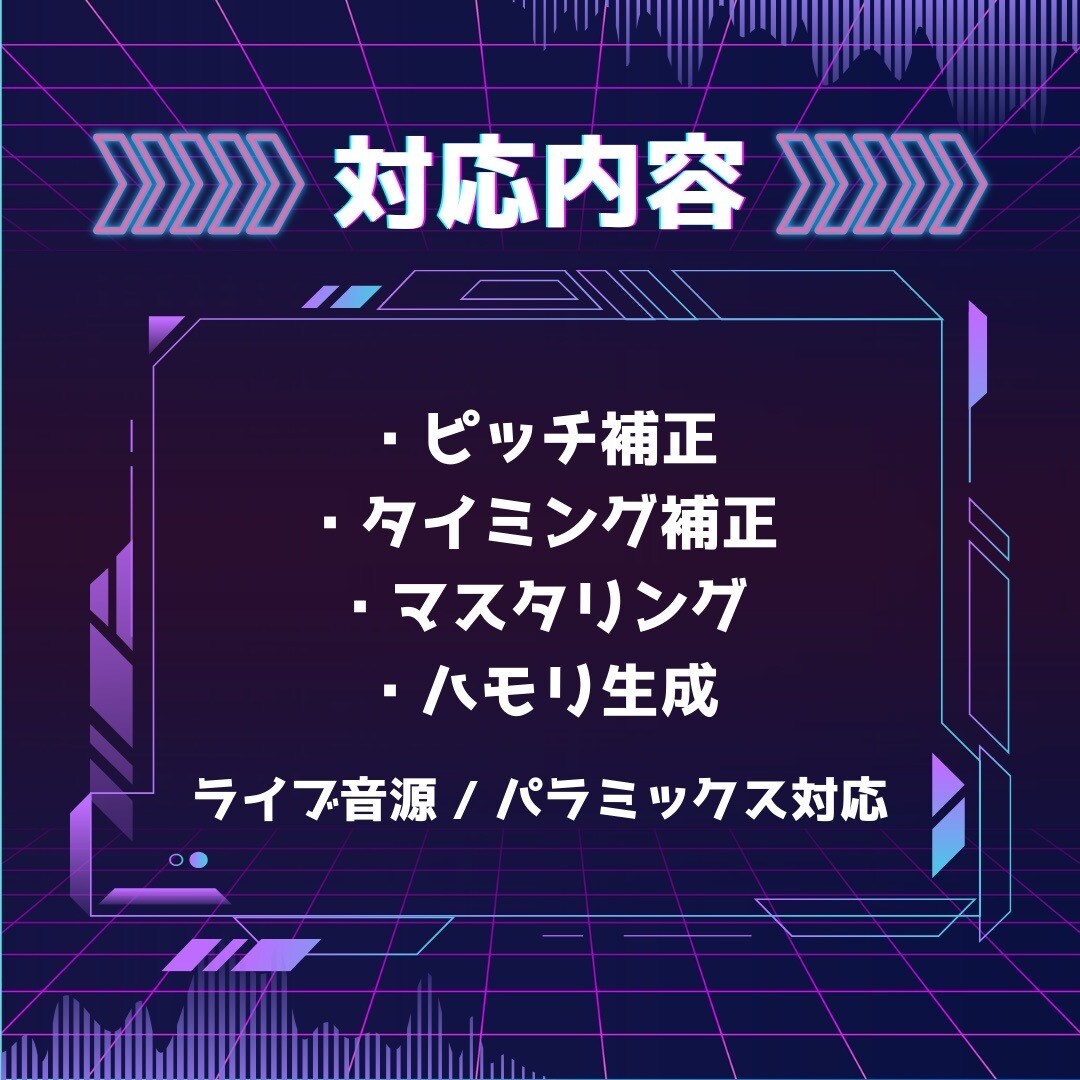 ホロライブ、STPR担当！お試し価格！mixします 【期間限定・特別価格】実績1000件超！高品質なMIXします イメージ2