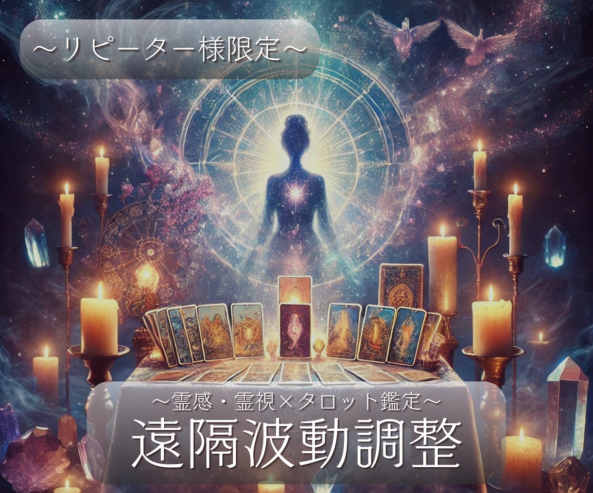 テキスト：あなたの人生の波動を好転修正致します 霊視・霊感×タロットで人生を前向きに変え引き寄せを加速する イメージ1