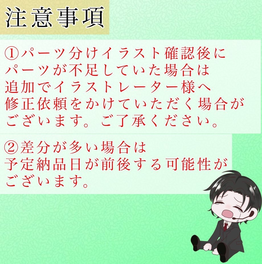 格安でLive2Dモデリング制作します 実績は自分自身、半セルフ受肉Vtuber！ イメージ3