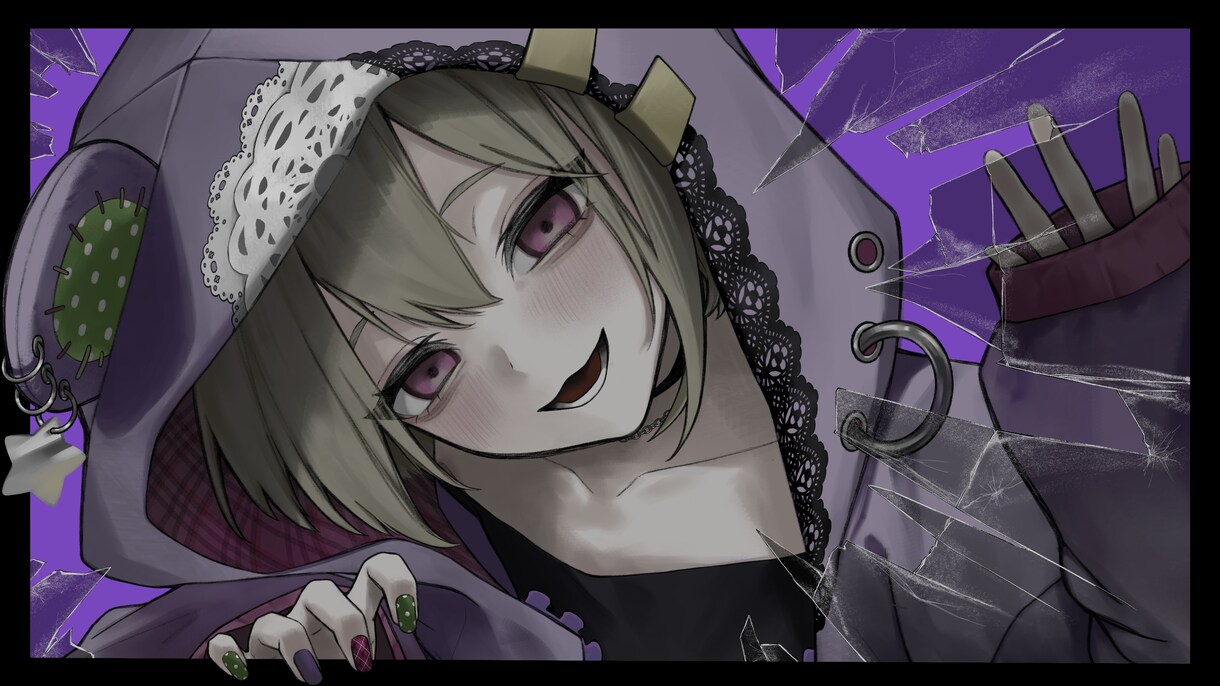 不穏な空気を纏ったイラストお描きします 世界観を重視した一枚絵/サムネイル/アイコンなどに イメージ6