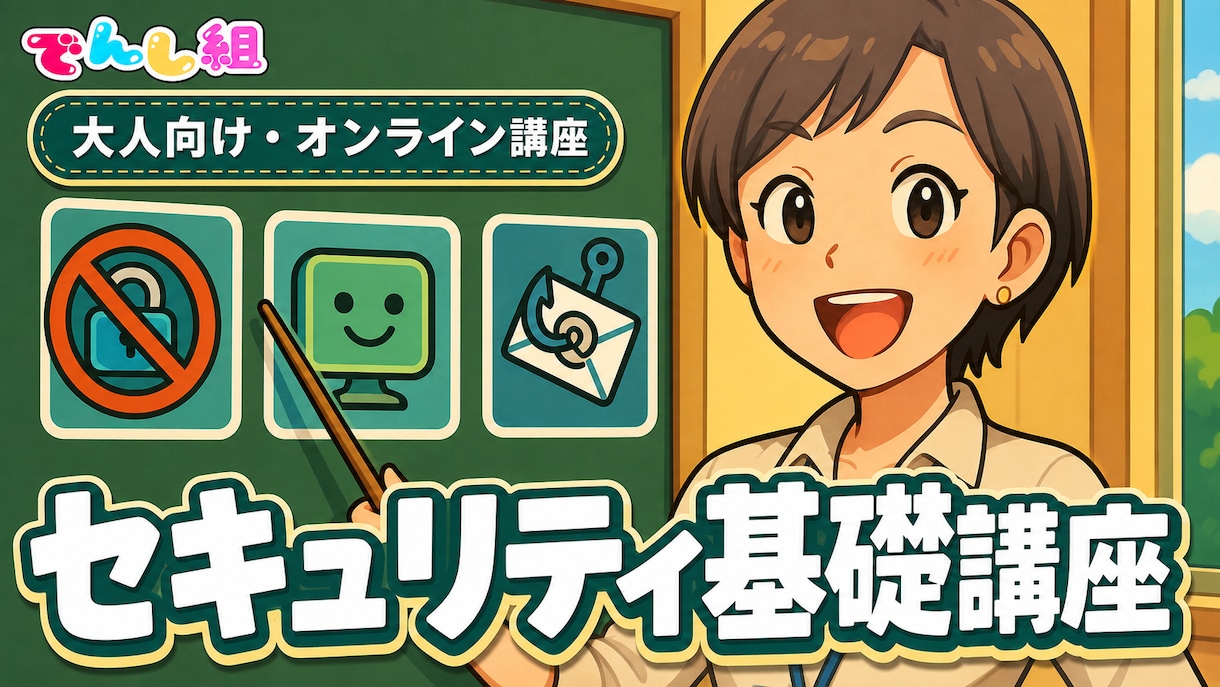 社員向けセキュリティ基礎講座を行います 事例で学ぶ、全社員向けの情報セキュリティ研修 イメージ1