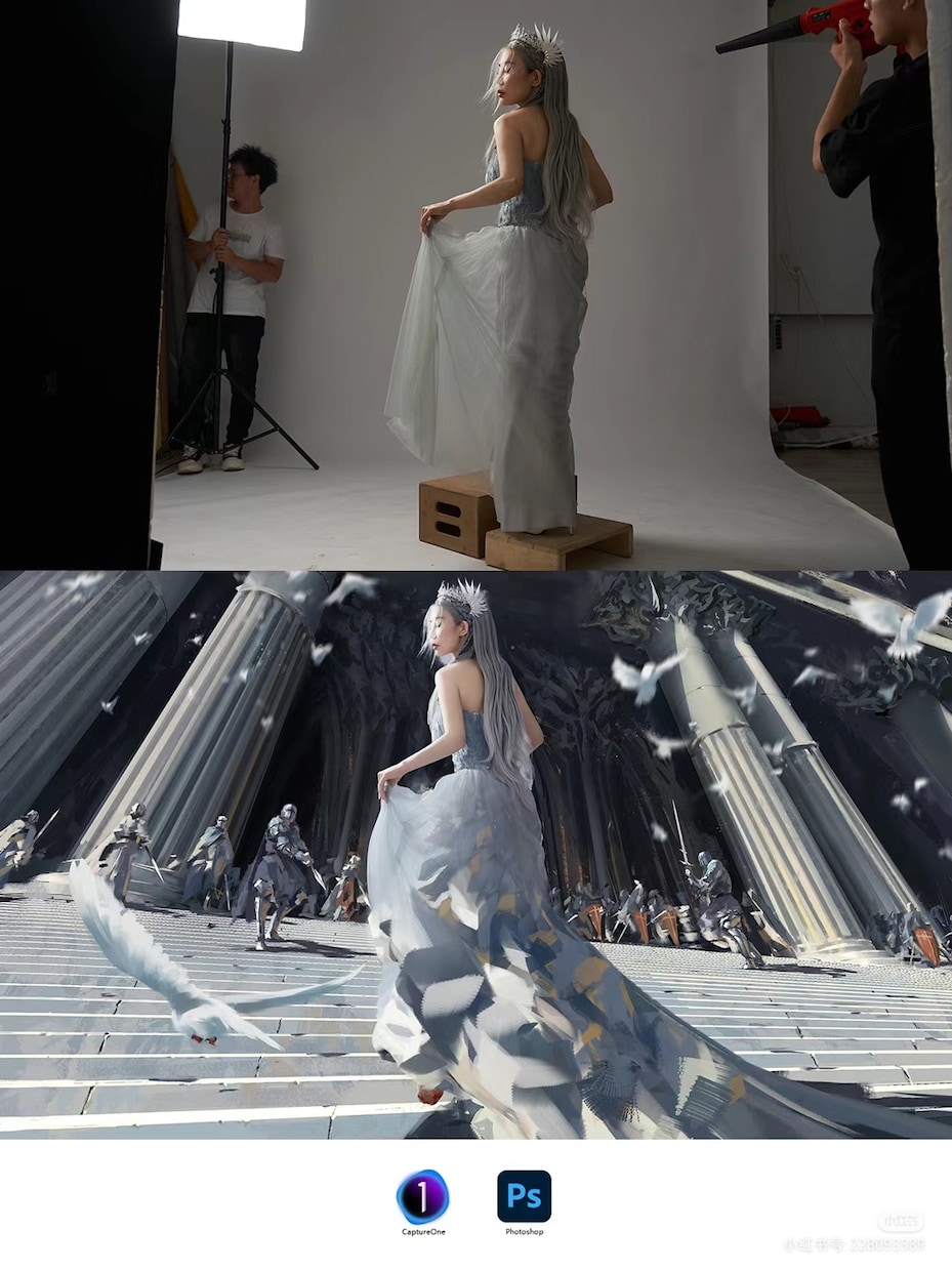 Cosplay画像修正・加工・合成できますます 顔の修正。エフェクト追加など写真をアニメに近づける イメージ9