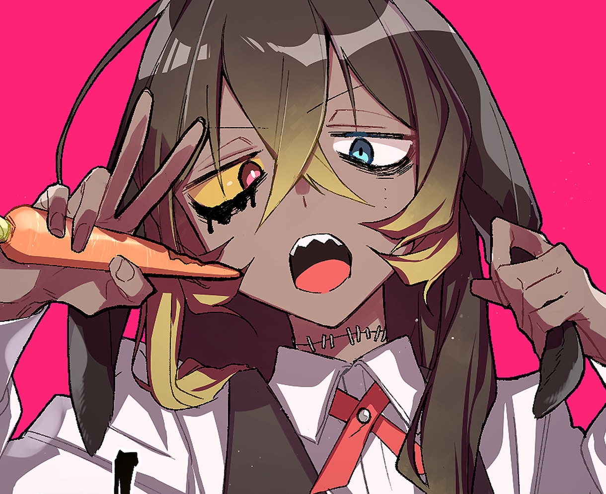 目を惹くかっこいいイラスト制作いたします 絵柄寄せ可能です！ぱきっとした塗りから厚塗りまで対応可！ イメージ1