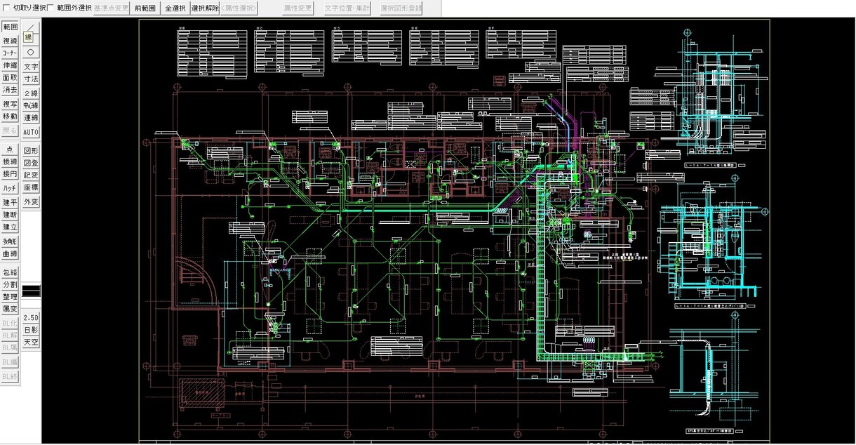 電気設備工事の設計図や施工図を作成致します 総合図やプロット図なども作成します イメージ3
