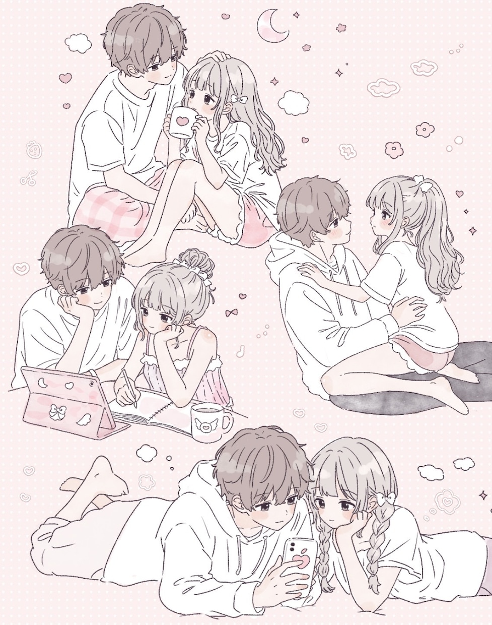 ふんわり可愛い、淡色イラスト描きます ＊じぶんだけの可愛いSNSアイコンにしてみませんか＊ イメージ1