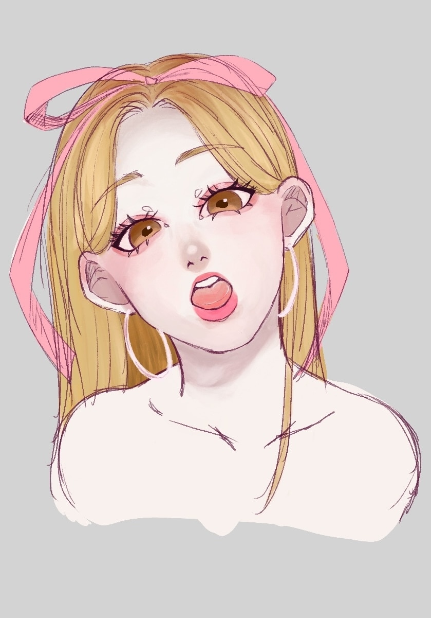 女の子のイラスト描きます SNSのアイコンなどにどうぞ。 イメージ2